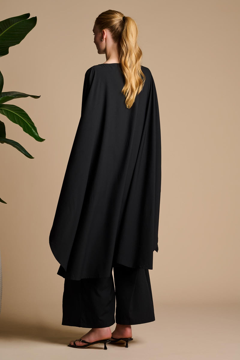 Hydra Sun Poncho | Black