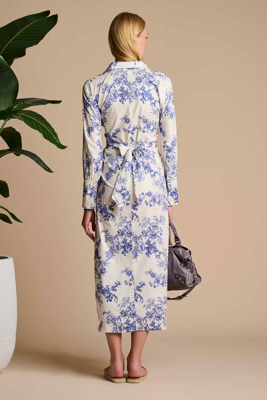 Captiva | The 2.0 Shirt Dress | Vanilla China Blue Damask