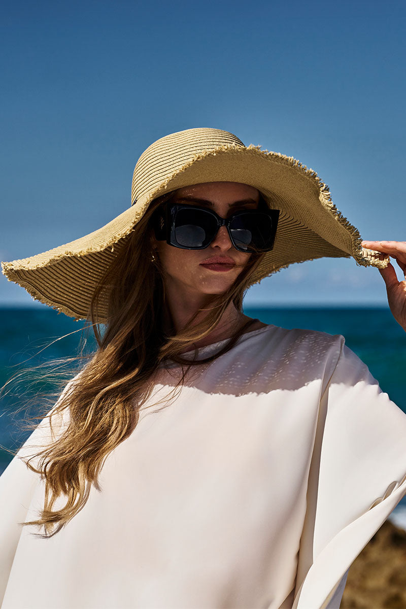 Montauk Large Brim Sun Hat | Natural