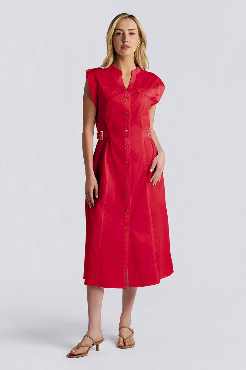 Women's Reflection Sleeveless Dress | Cherry