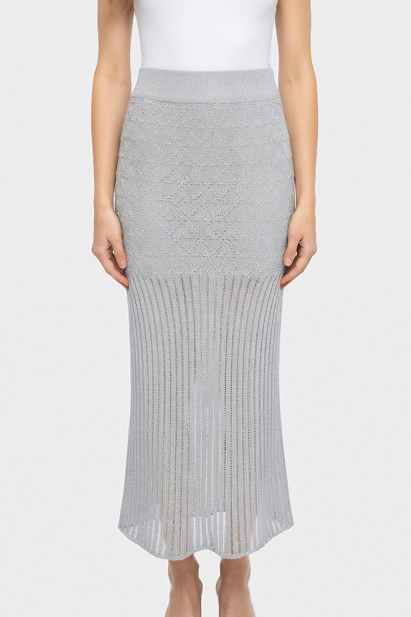Silver Constellation Skirt