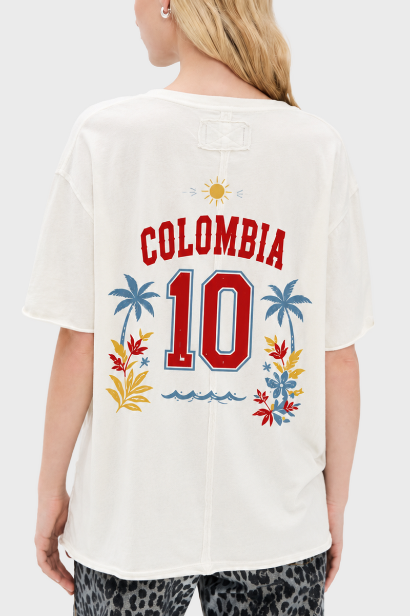 Colombia #10 Red Jersey