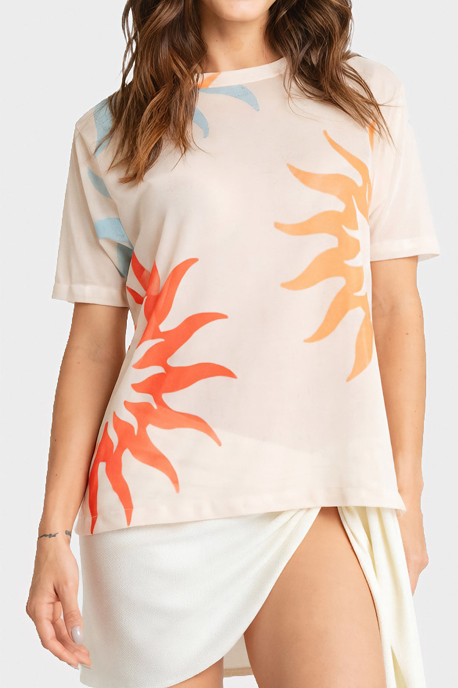 Mesh Sola Blouse
