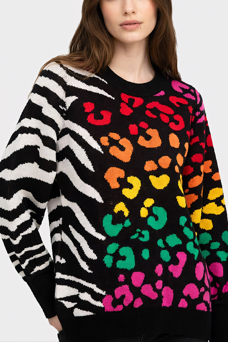Zebra Leopard Jacket