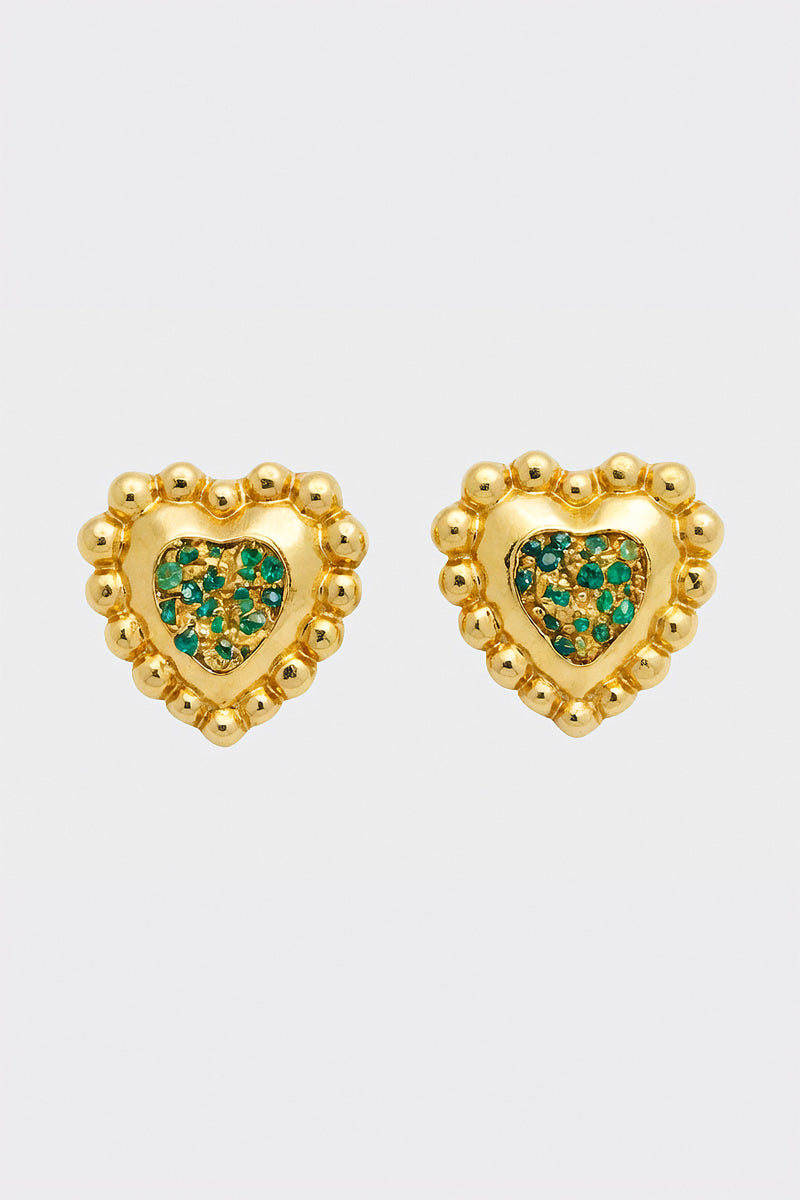 This Kind of Love Earrings Stone: Raw Ruby
