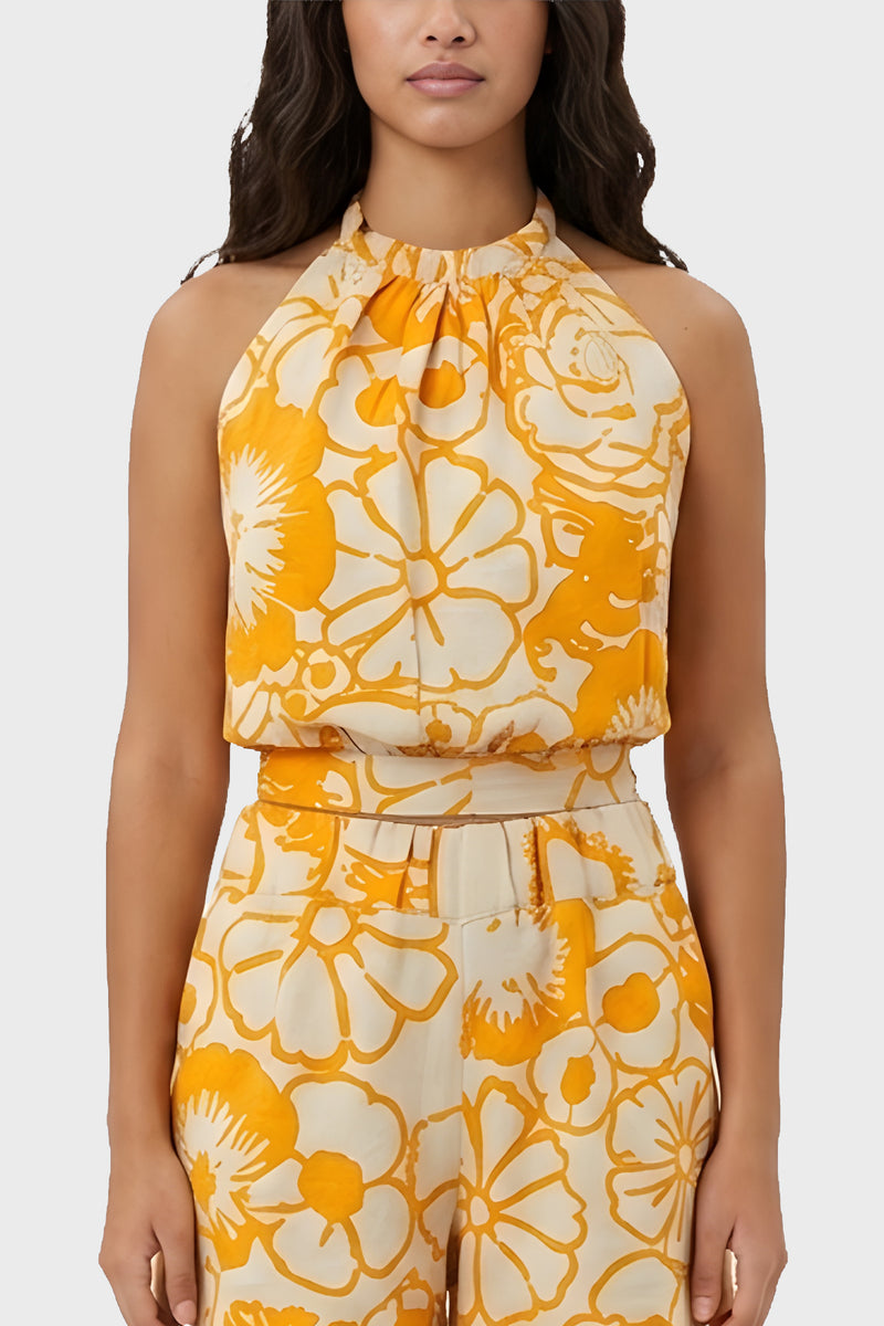 Linen Print Set - Top