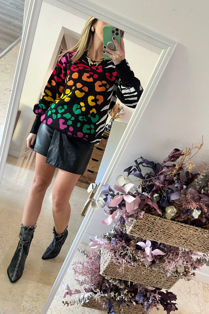 Zebra Leopard Jacket