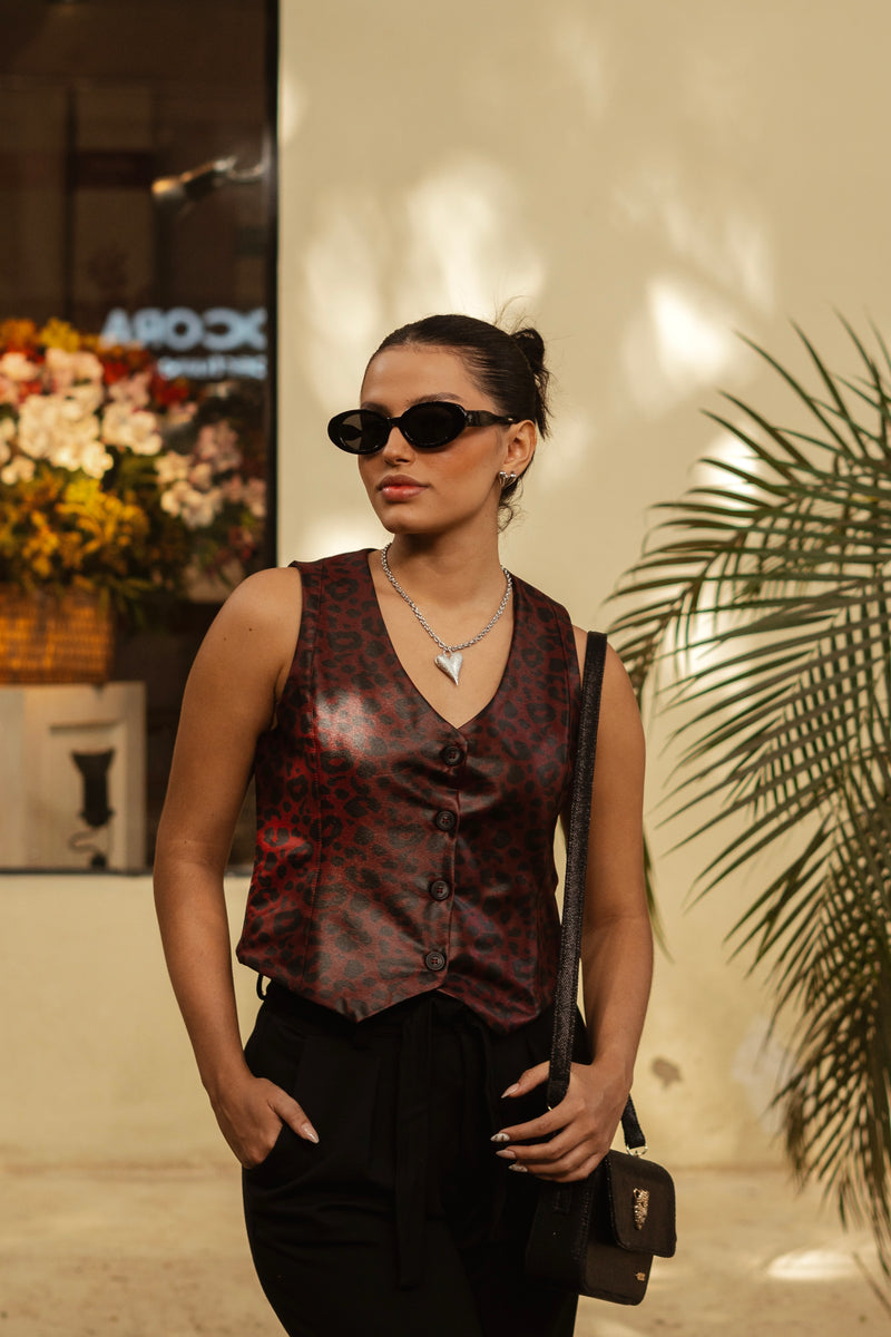 Chaleco África Animal Print