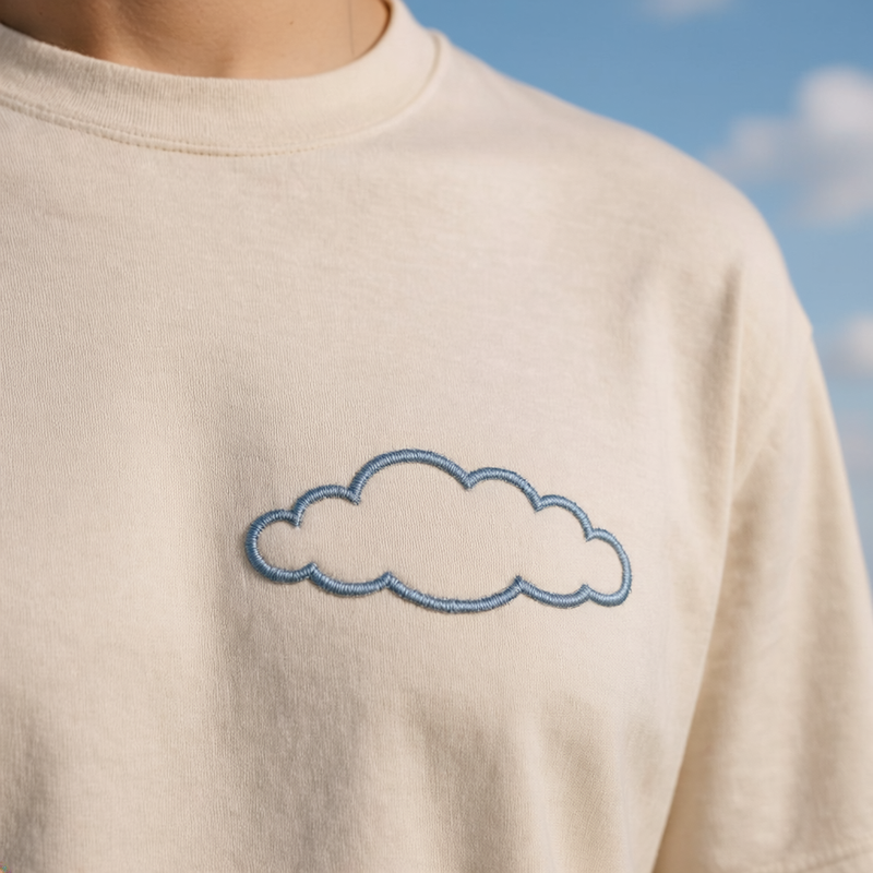 WHITE CLOUD GRAPHIC TEE