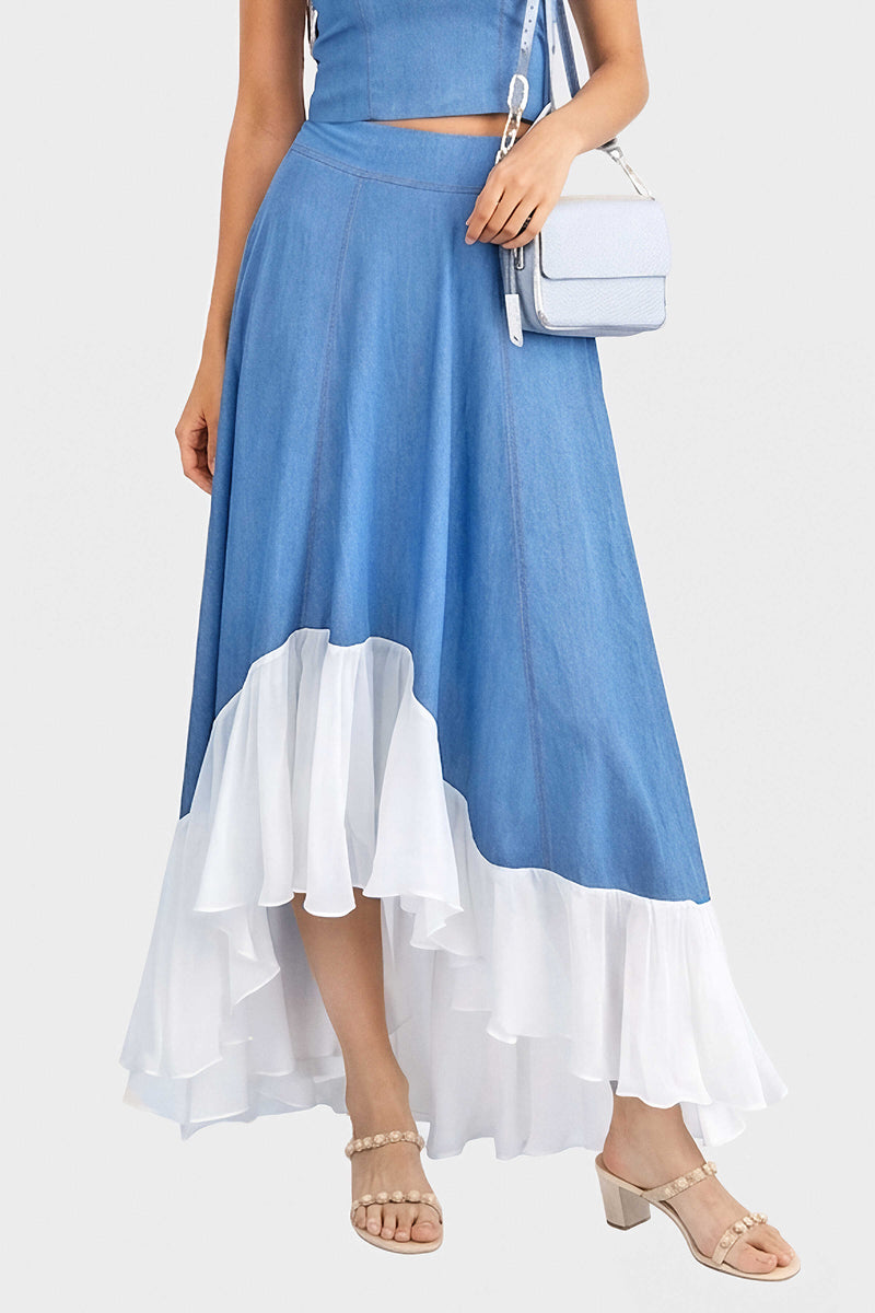 Falda Perla Denim