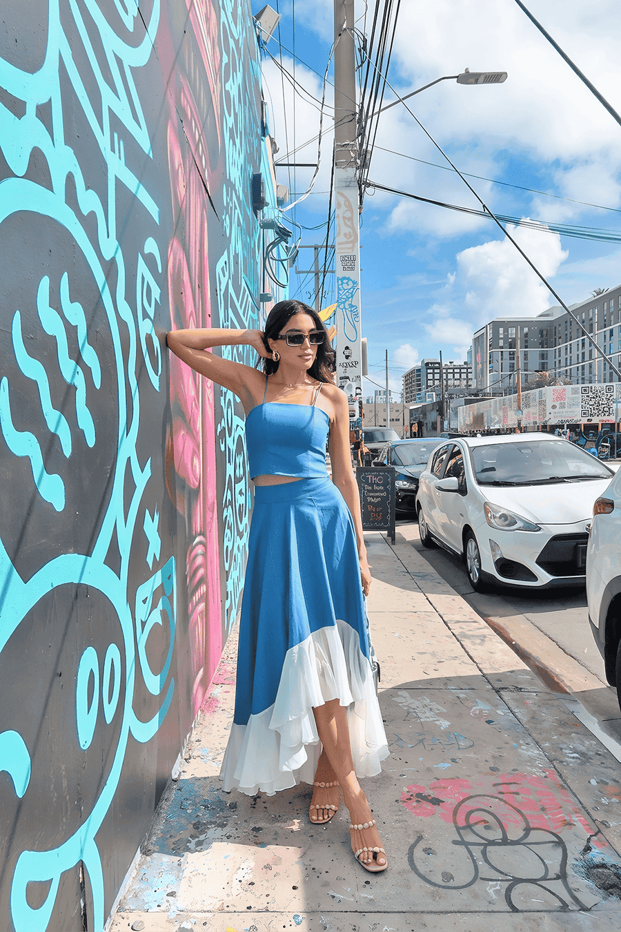 Falda Perla Denim