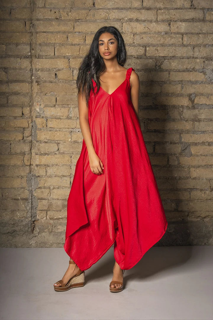 RUCHED JUMPSUIT