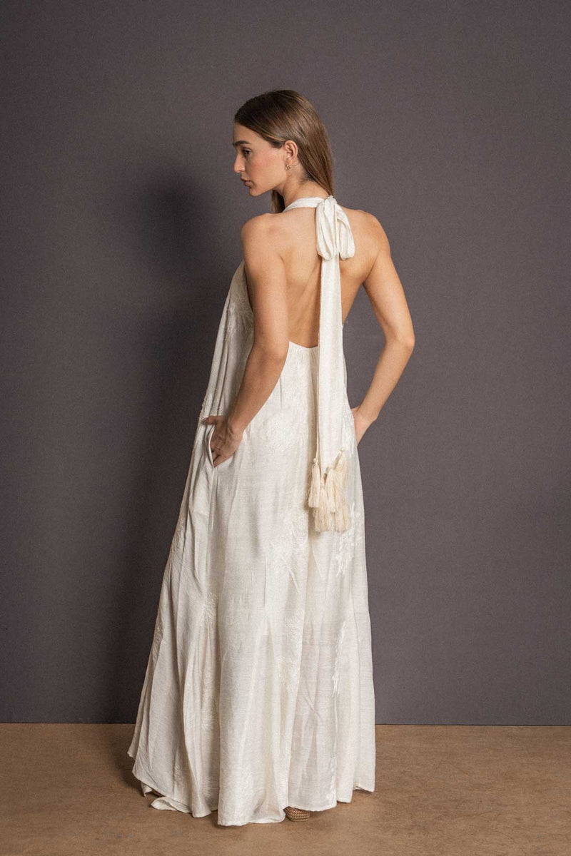 Sharlotte Dress White