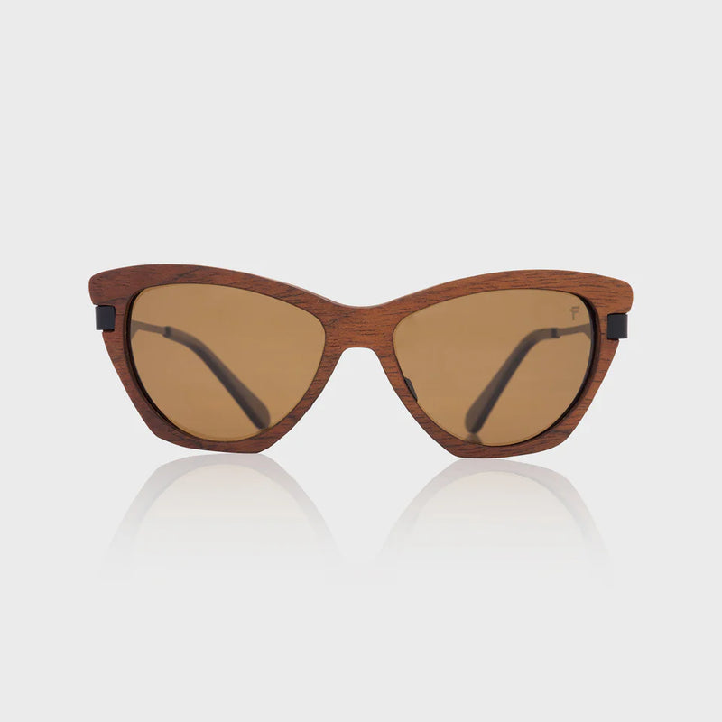 ANDROMEDA WOOD SUNGLASSES (TEAK)