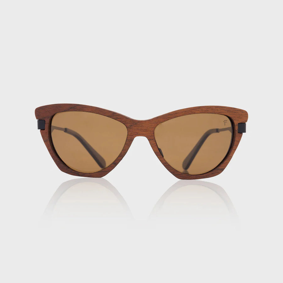 ANDROMEDA WOOD SUNGLASSES (TEAK)