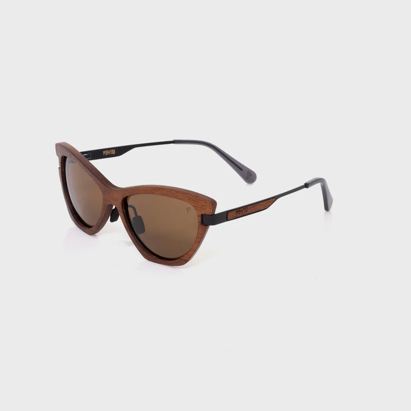 ANDROMEDA WOOD SUNGLASSES (TEAK)