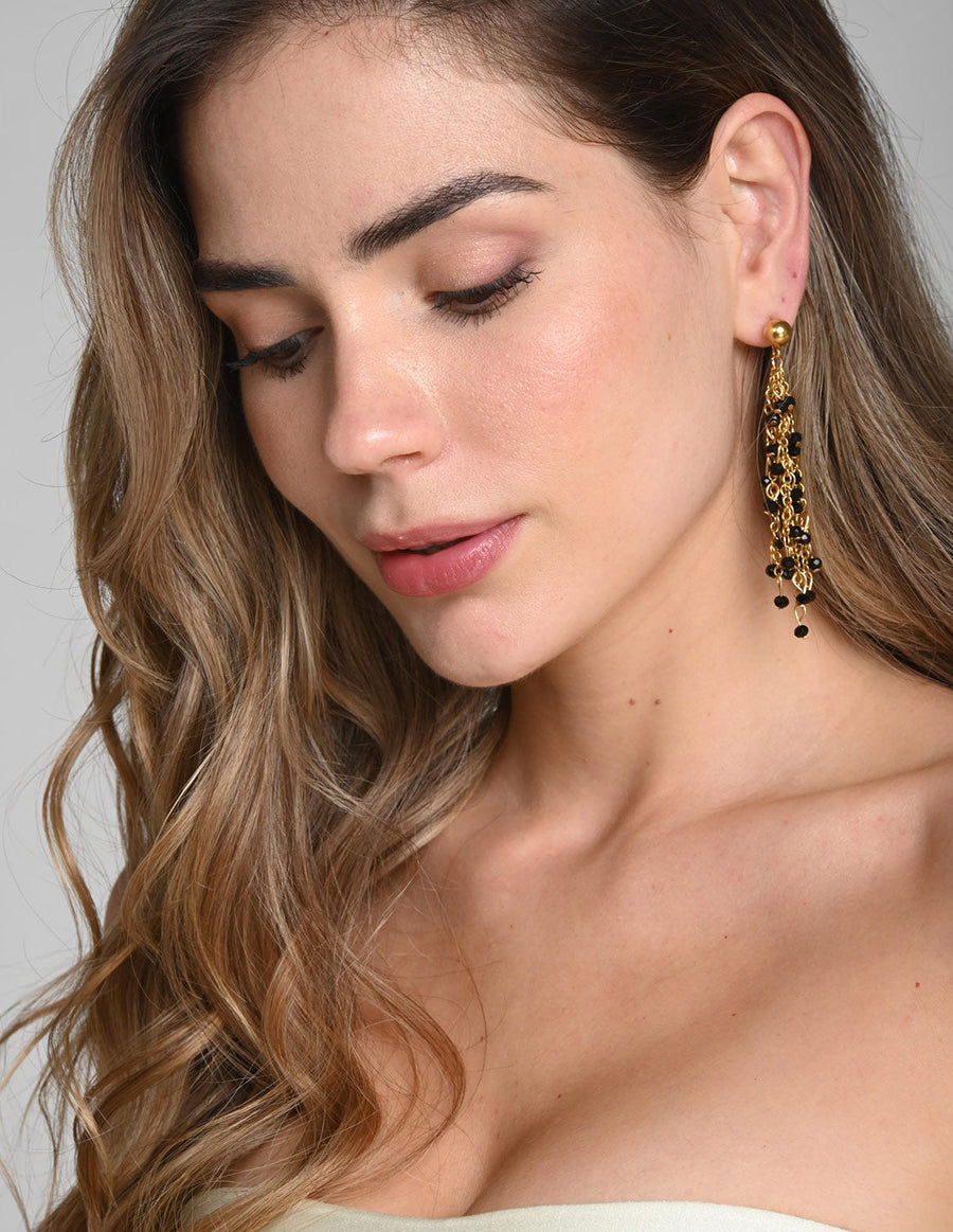Dalia Earring Black