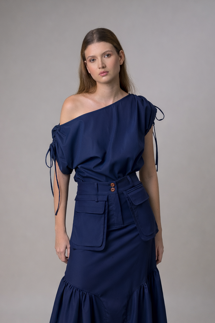 Serata Blouse Blue
