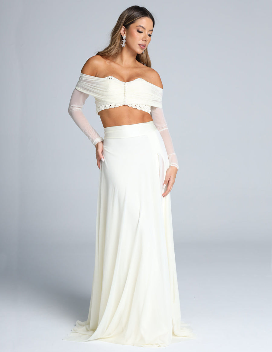 Fall Skirt Ivory