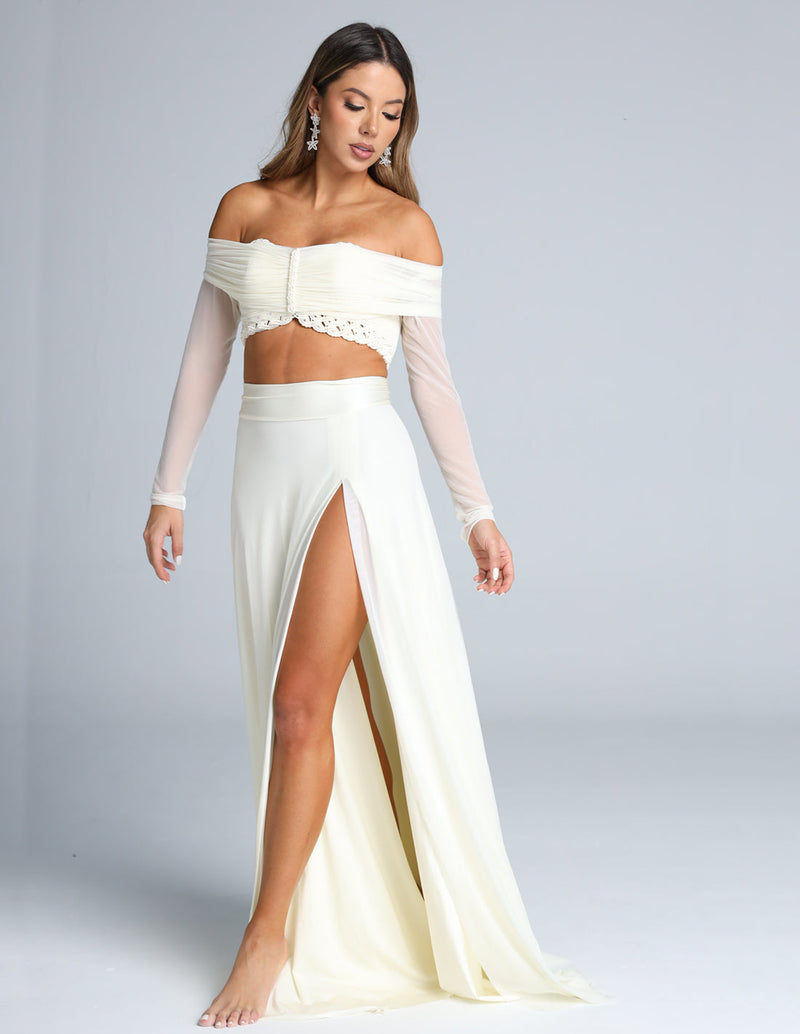 Fall Skirt Ivory