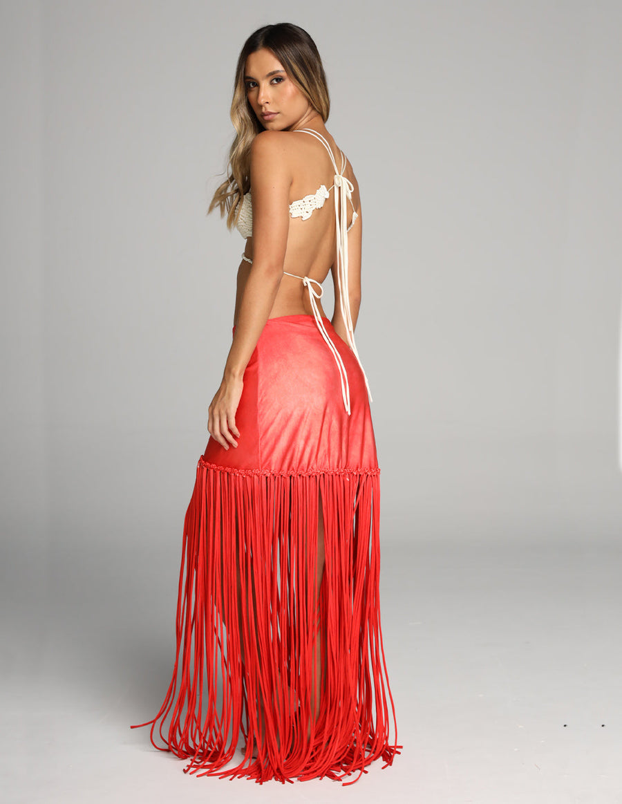 Aloha Skirt Tomato
