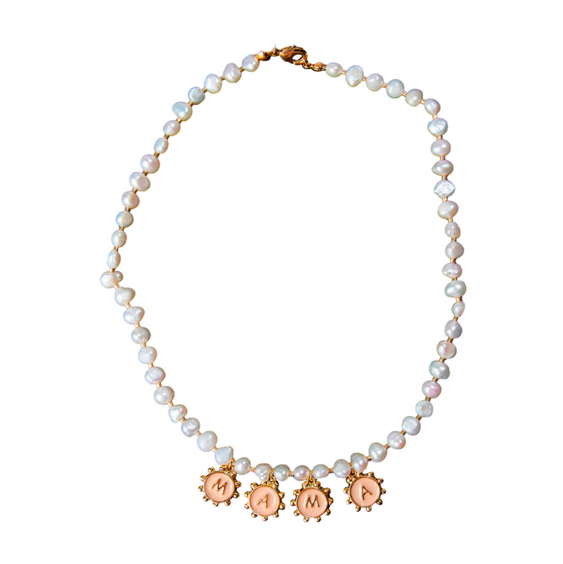 Mamá Pearl Miyuky Nude Necklace 40cm