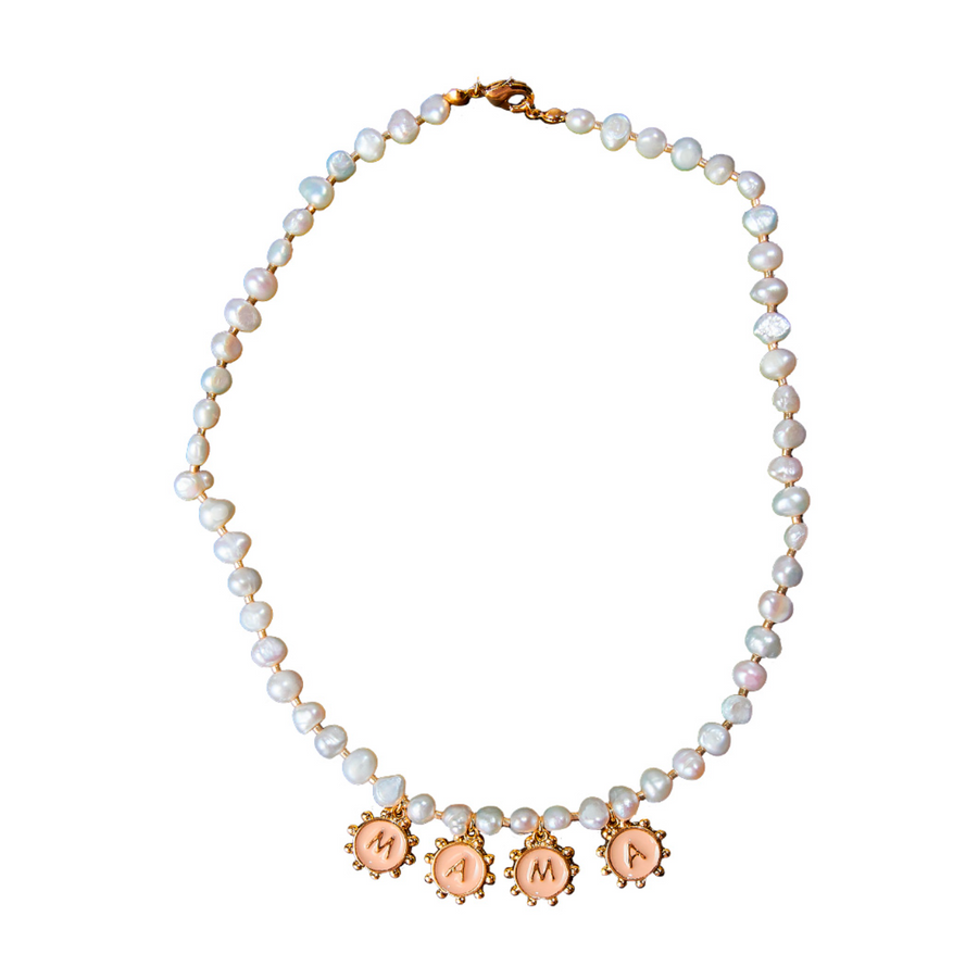 Mamá Pearl Miyuky Nude Necklace 40cm