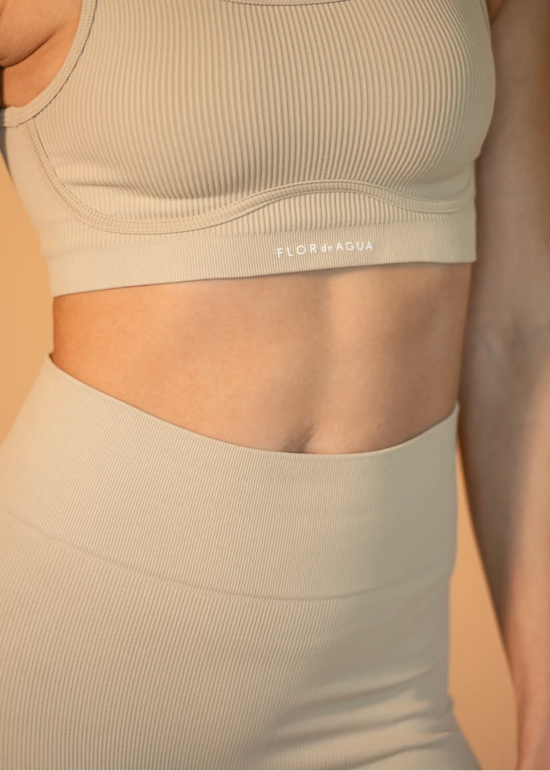 RIPEL RIBBED BIKER SHORTS