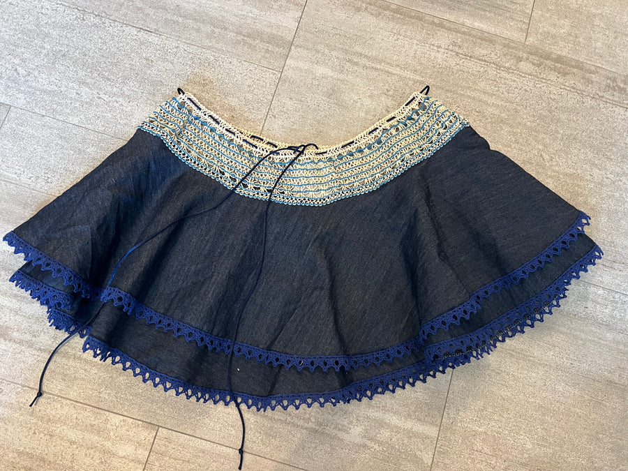 Denim Mini Skirt