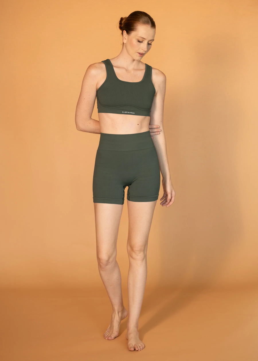 RIPEL RIBBED BIKER SHORTS