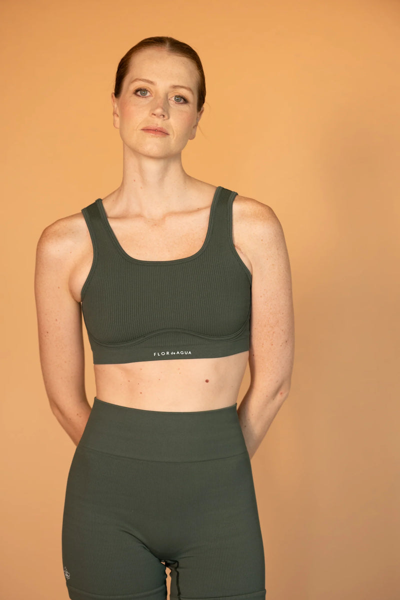 RIPEL RIBBED CROP TOP