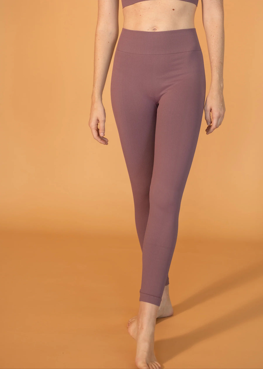 HERRINGBONE HIGH-WASISTED LEGGINGS