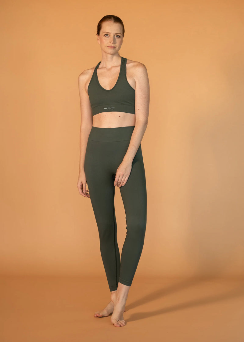HERRINGBONE HIGH-WASISTED LEGGINGS