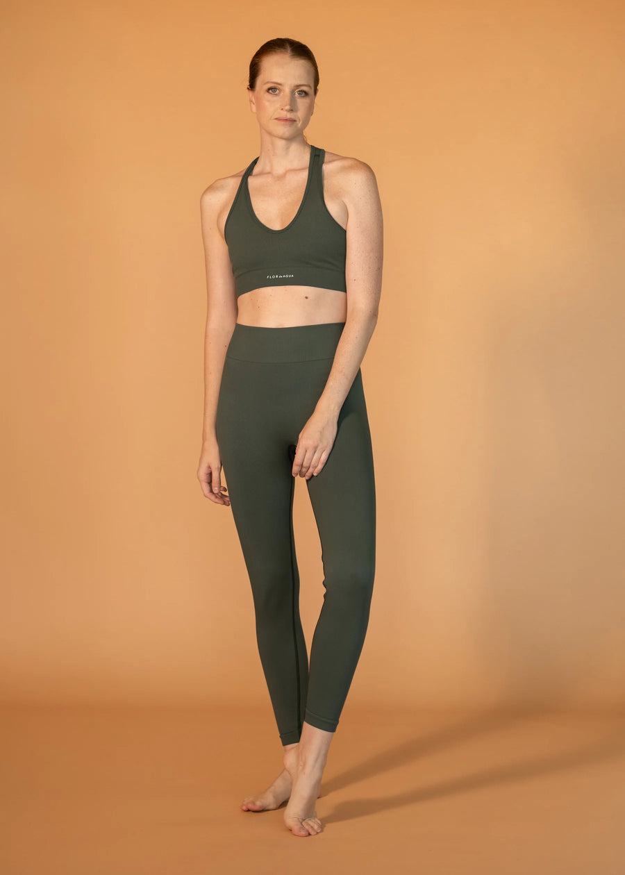HERRINGBONE HIGH-WASISTED LEGGINGS