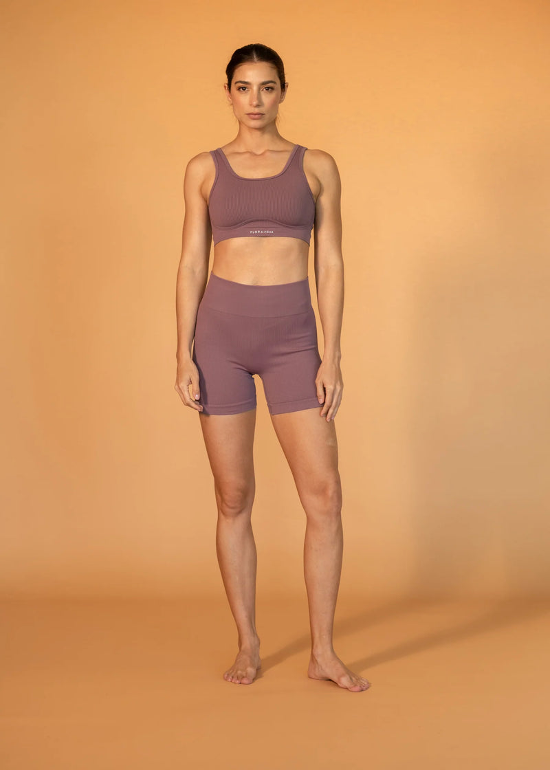 RIPEL RIBBED BIKER SHORTS