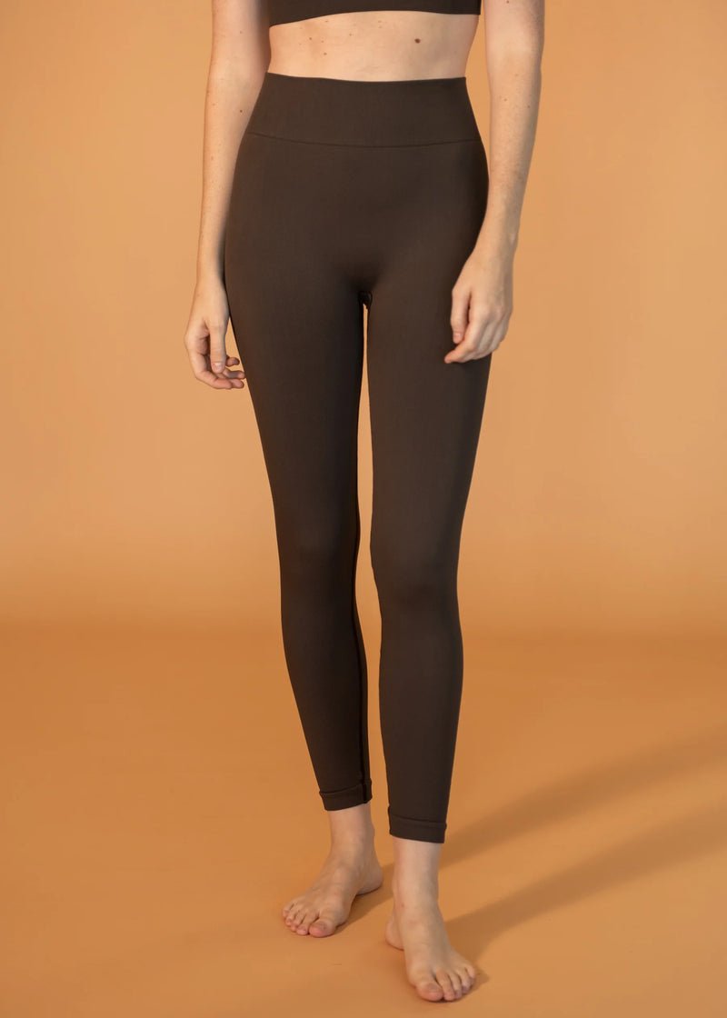 HERRINGBONE HIGH-WASISTED LEGGINGS