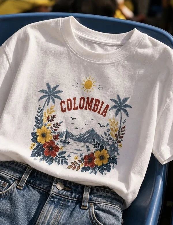 Colombia #10 Red Jersey