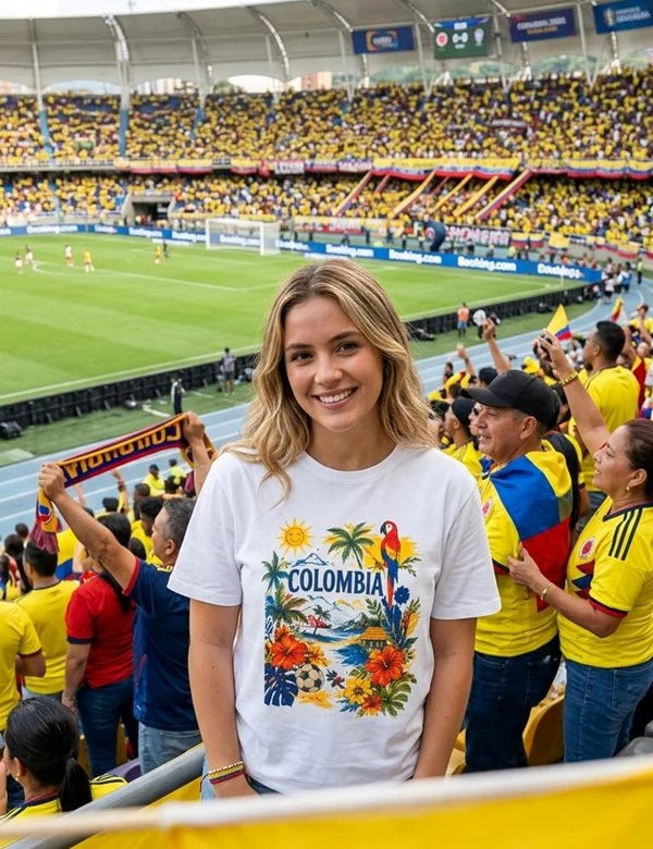 Colombia Shirt Number 10 Multicolor