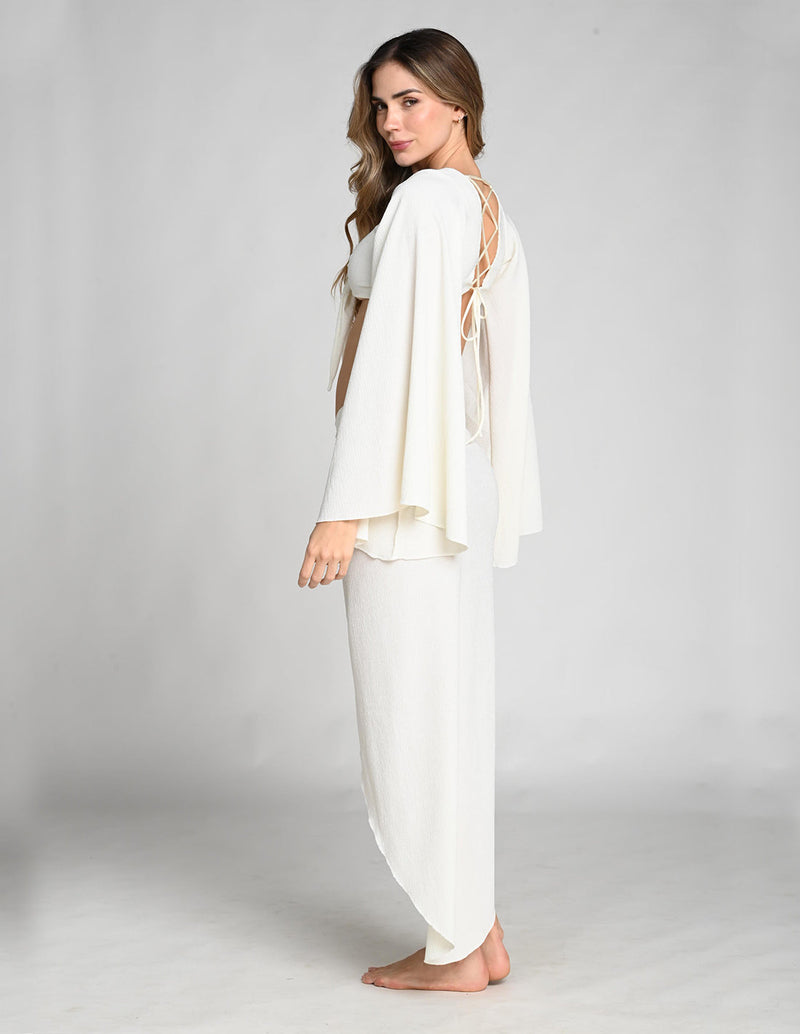 Naiya Skirt Ivory. Skirt In Ivory