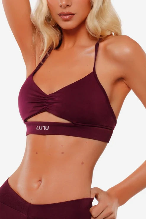 CUT OUT SEAMLESS BRA