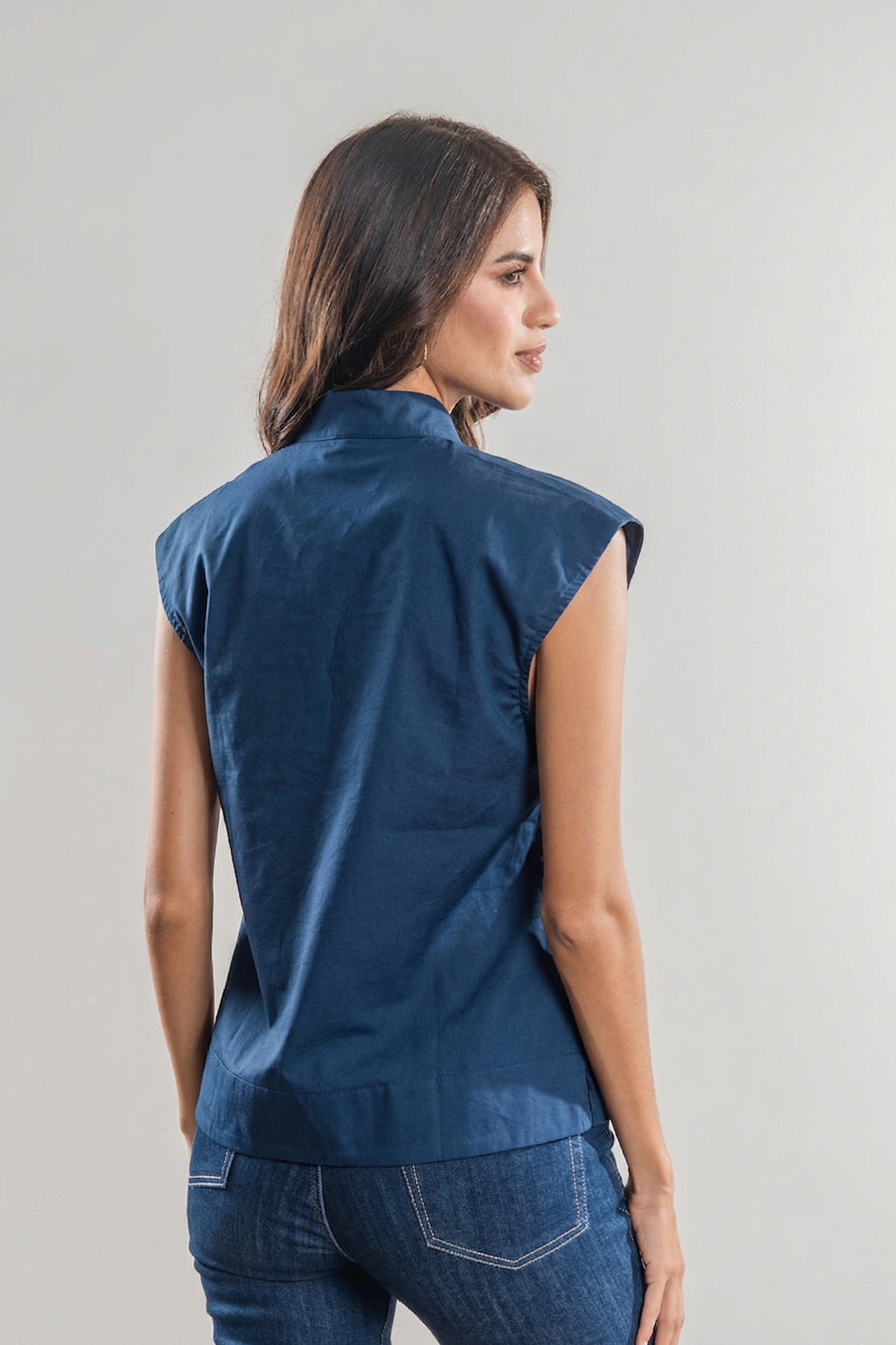 Miranda Blouse Dark Blue