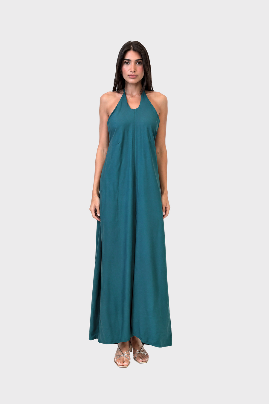 Caribe Long Dress Green