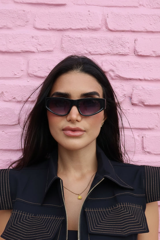 Gin Acetate Smoke Sunglasses