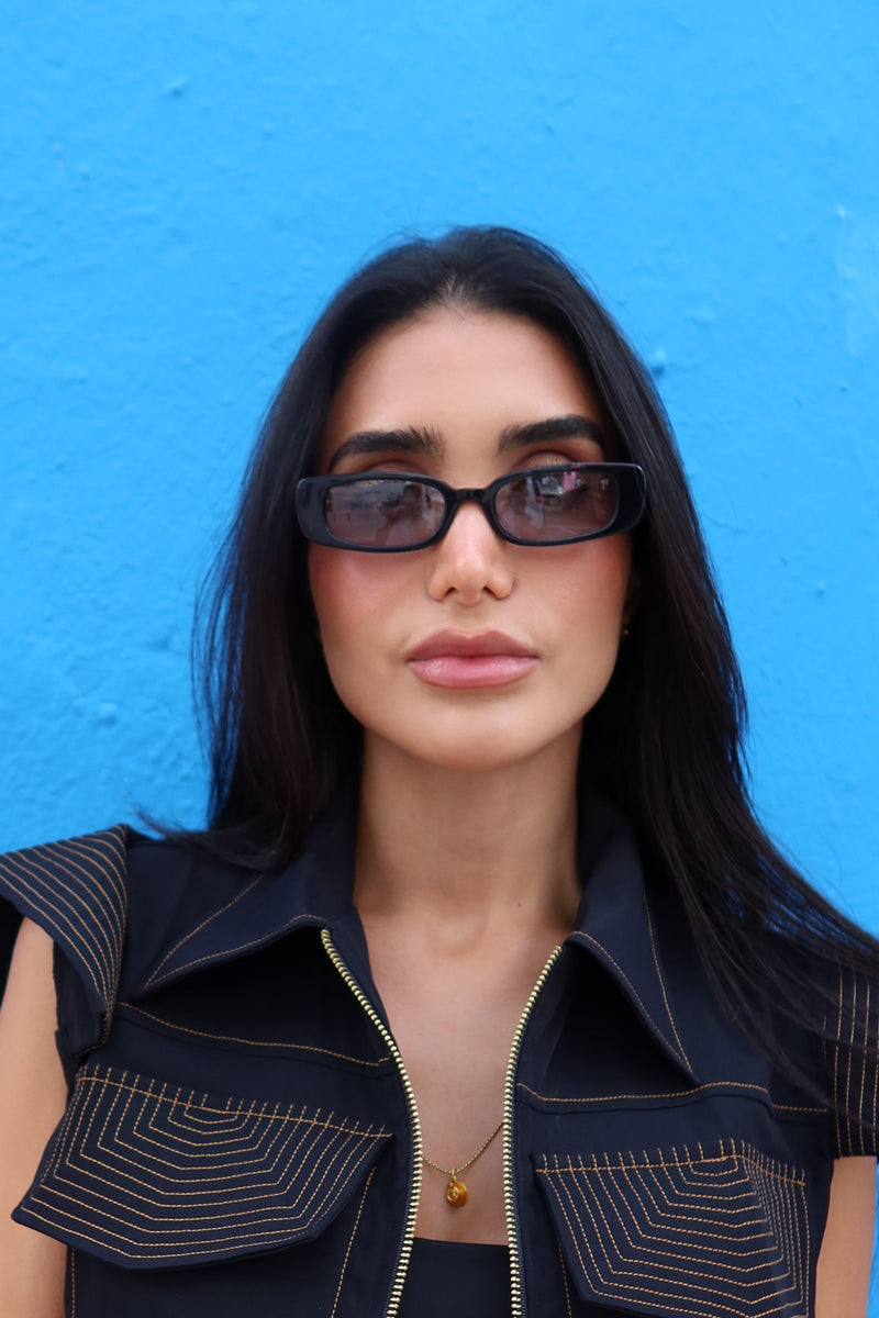 Daiqui Acetate Black Sunglasses