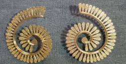 Golden Snail Earring
