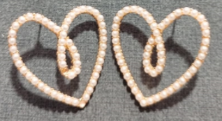 Pearl Heart Earring