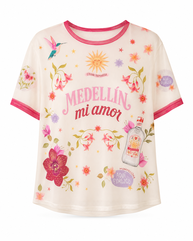 Medellin Mi Amor Mesh Wine