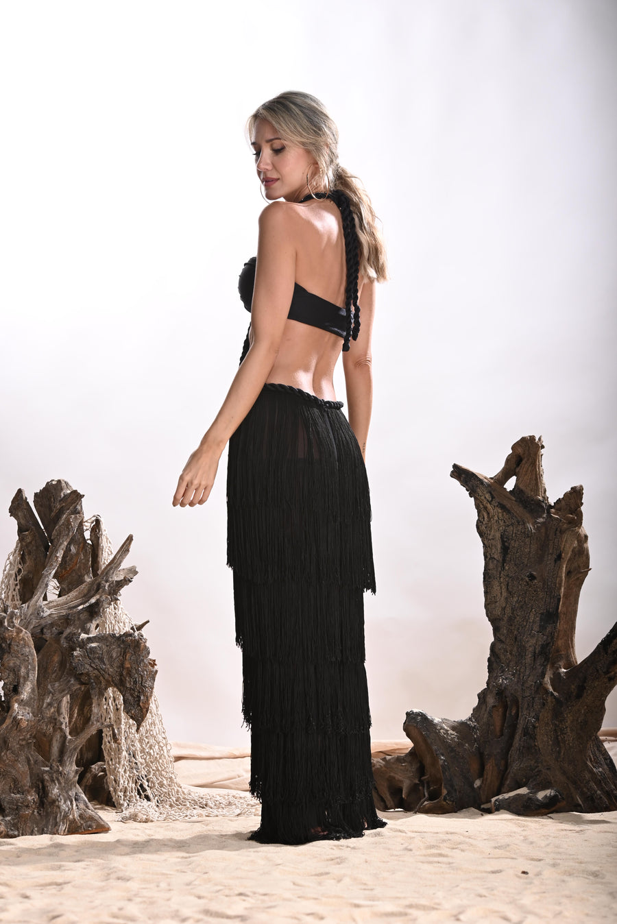 Aghata Black Dress