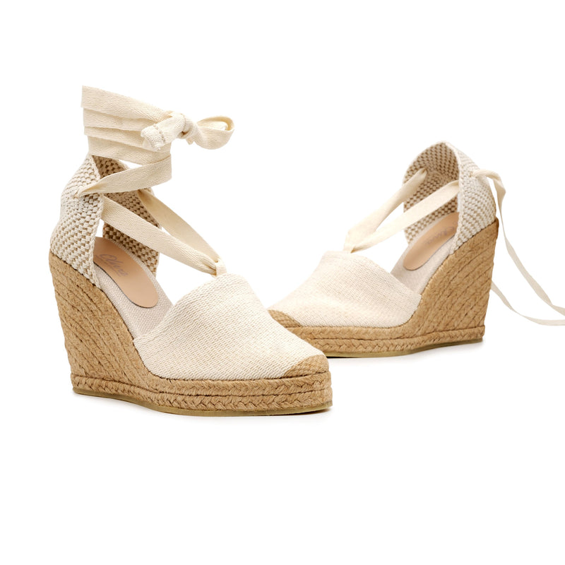 Mayorca Alta Textil Crudo Shoes