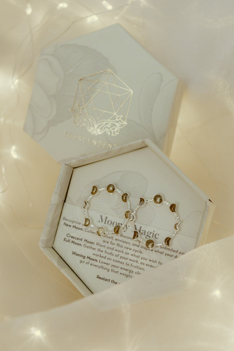 Moonly Magic Earings - Silver